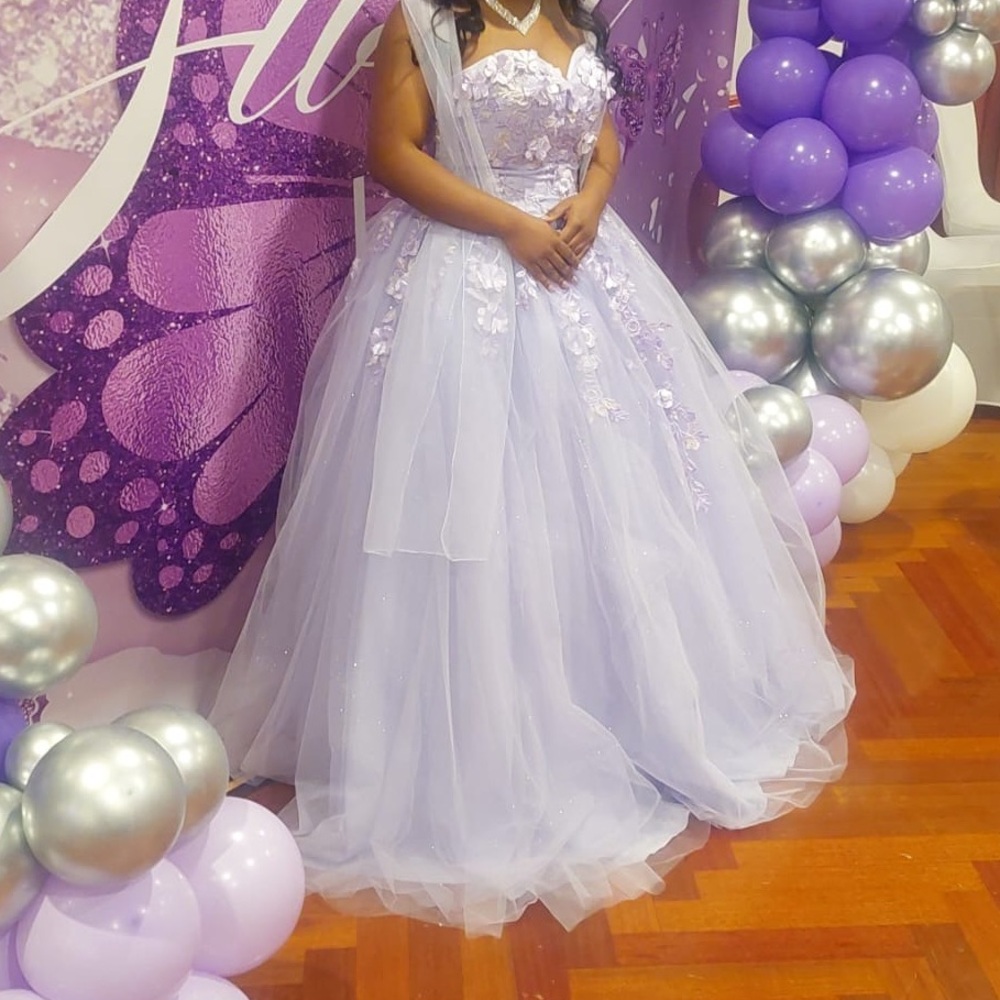 Custom made purple/lilac dress